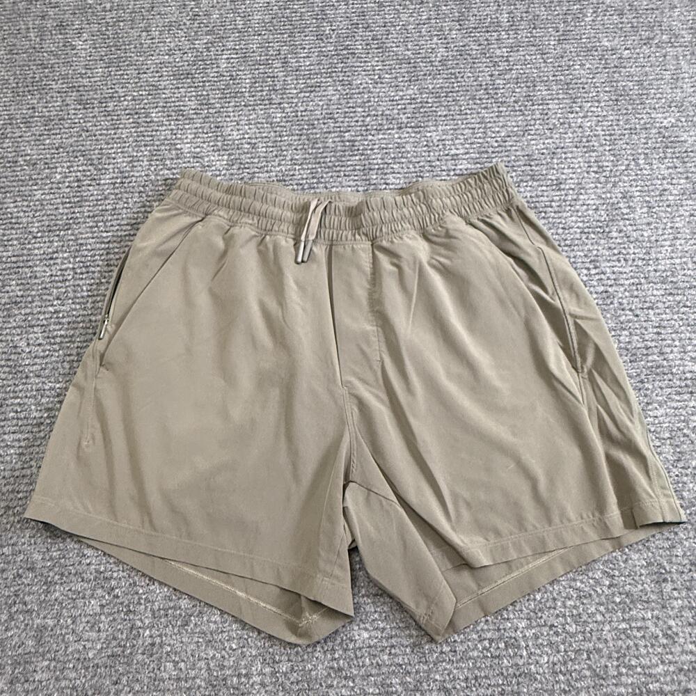 Lululemon Shorts Mens Medium Brown 5 In Inseam Athletic Running Training Gym